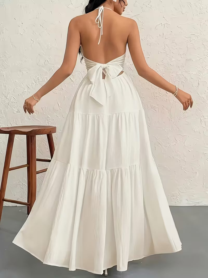 Vestido Maxi "Ivory Halter"
