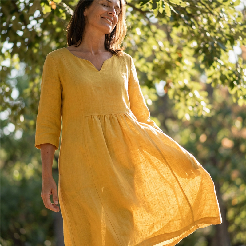 Vestido Midi Tarde de Verano