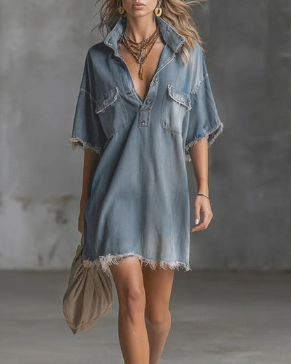 Vestido Midi Índigo Nomad