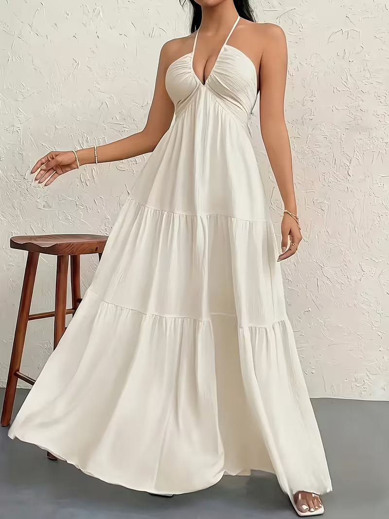 Vestido Maxi "Ivory Halter"