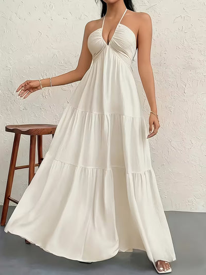 Vestido Maxi "Ivory Halter"