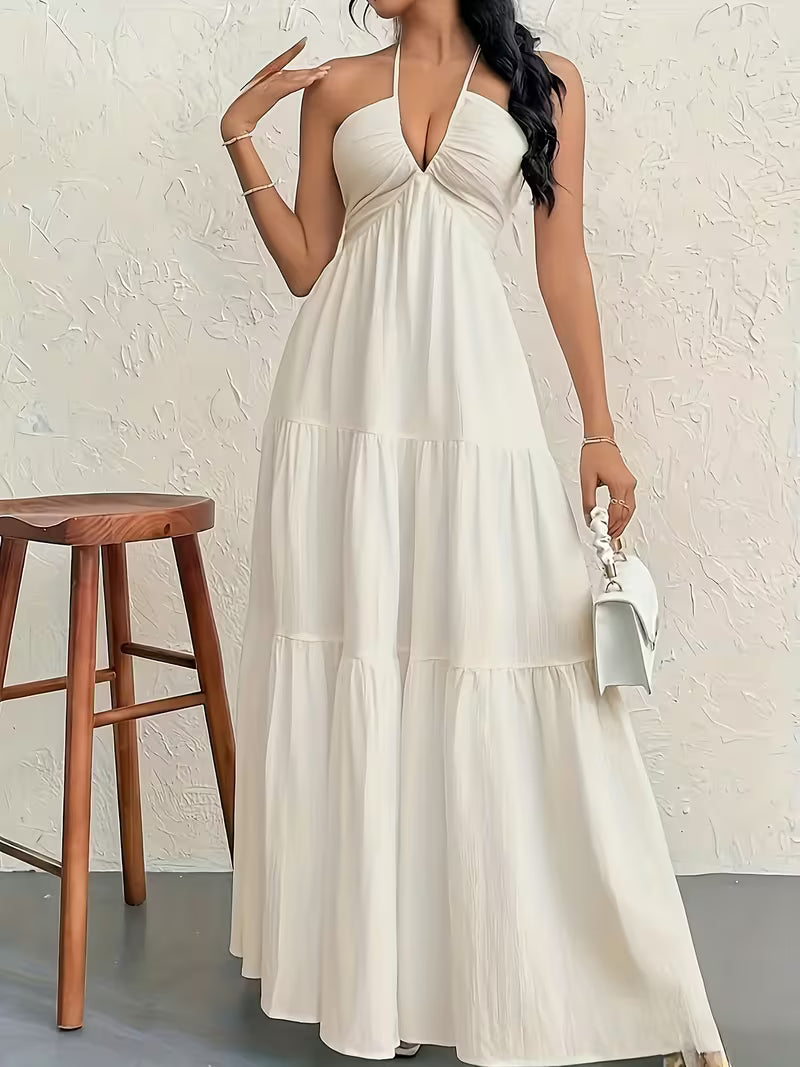 Vestido Maxi "Ivory Halter"