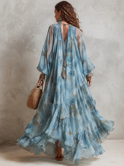 Maxi Vestido Legado de Seda