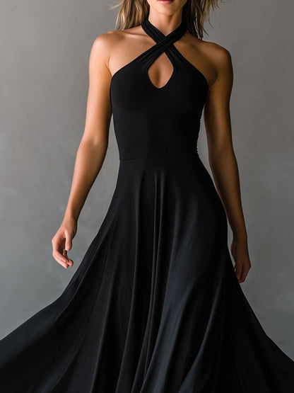 Alana/Vestido Minimalista Cruzado