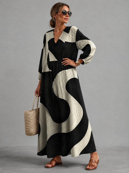 Vestido Oversize Líneas Exclusivas