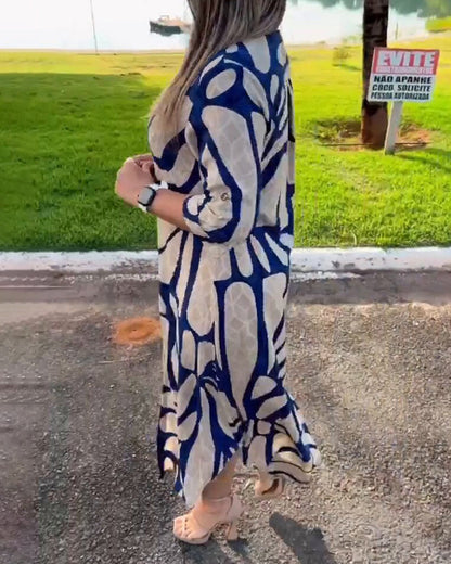 Vestido Oversezi Casual Camisero