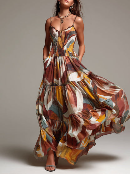Vestido "Vuelo Bohemio" Multicolor