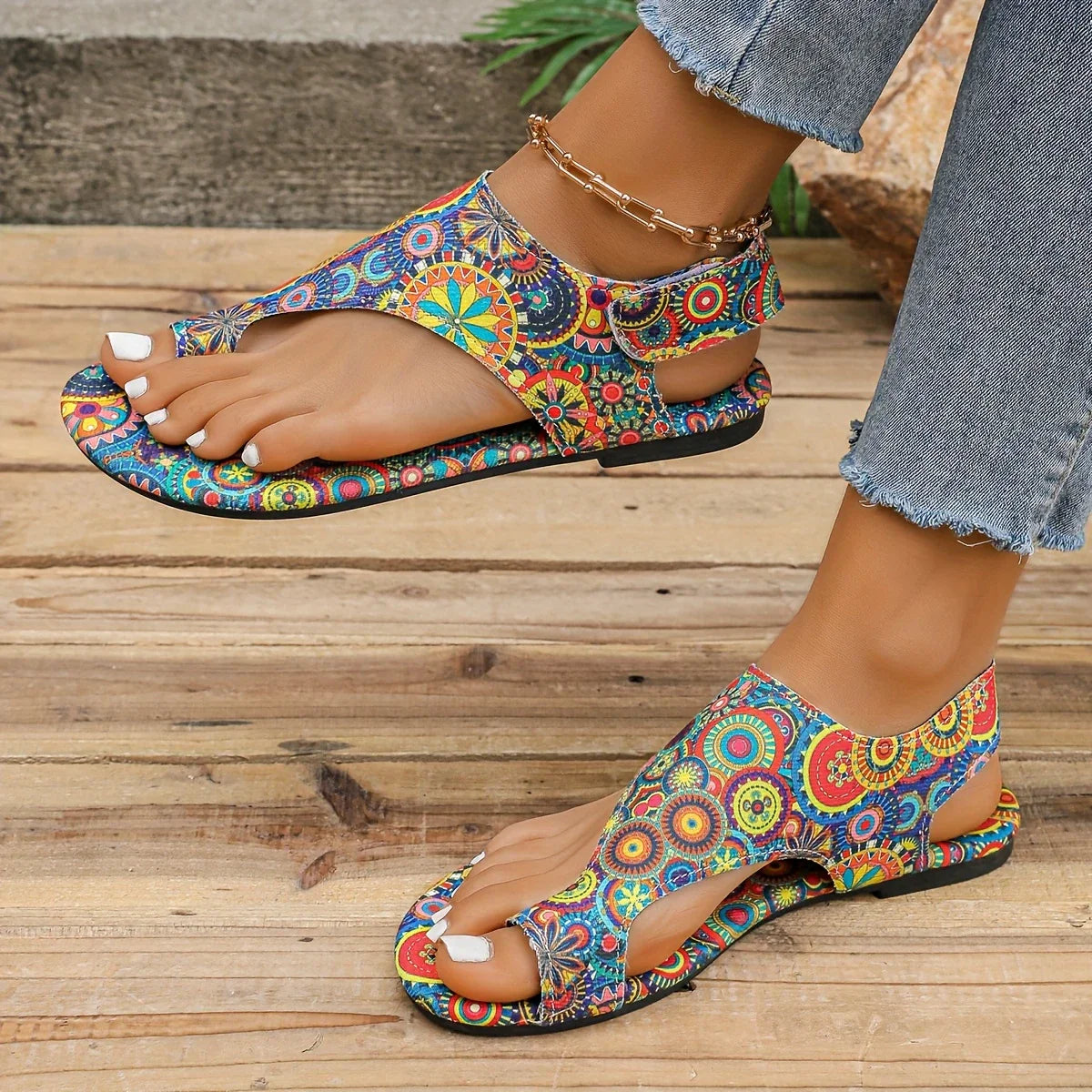 Sandalias Vintage Nomad  de Punta Abierta