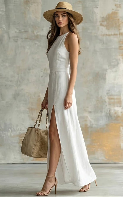 Vestido Maxi Blanco Alassio