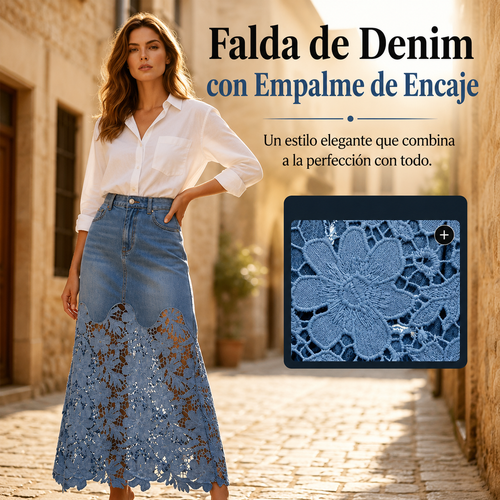 Falda Glam Encaje Royale