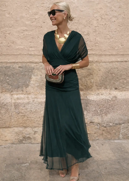 Alondra Vestido Largo con Escote en V
