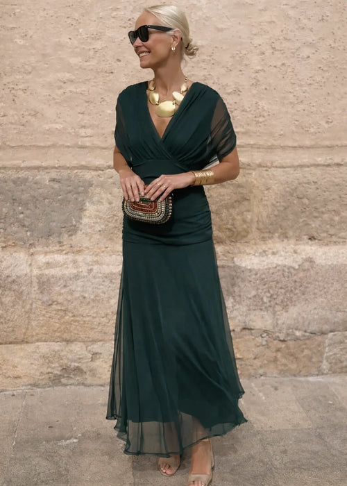 Alondra Vestido Largo con Escote en V