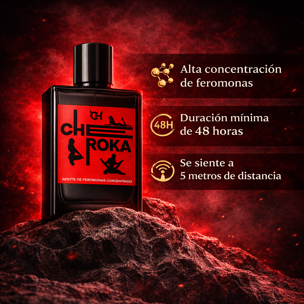 Perfume Concentrado Feromonas CHEROKA