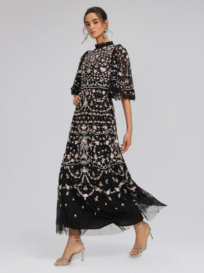 Vestido Glam Ópera Floral