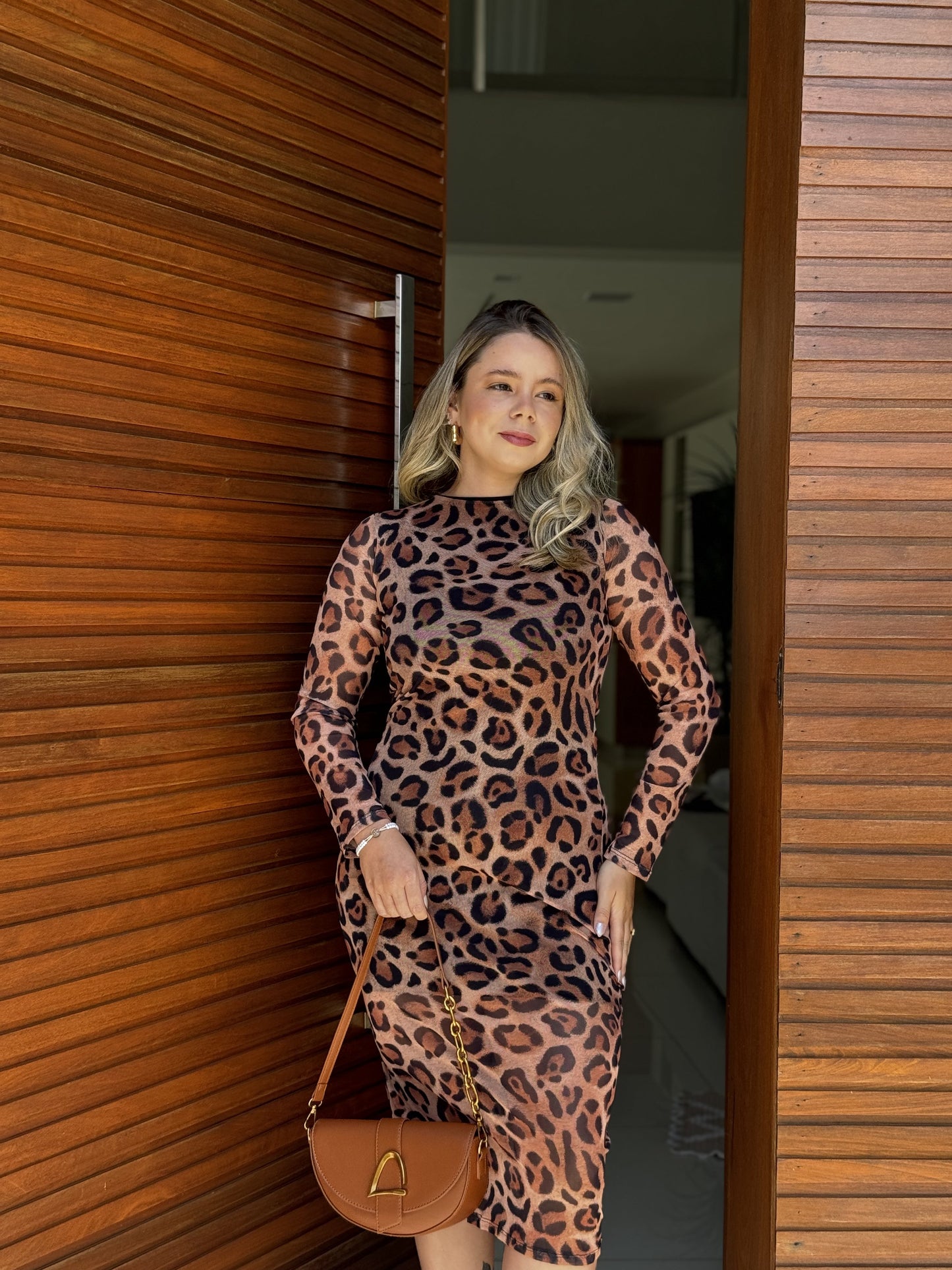 Vestido Leopardo Kim