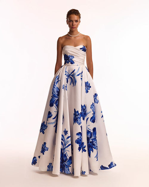 Vestido  Glamur Primavera Celestial