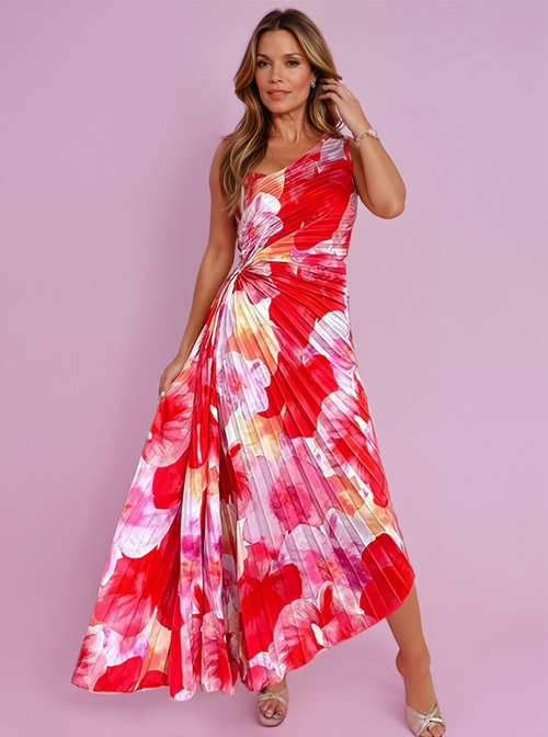 Vestido Asimétrico Colección Vibrante