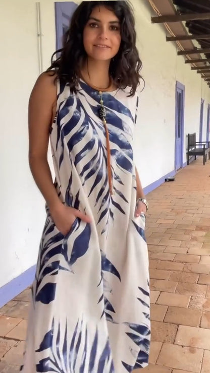 Vestido Oversize Palmera de Verano