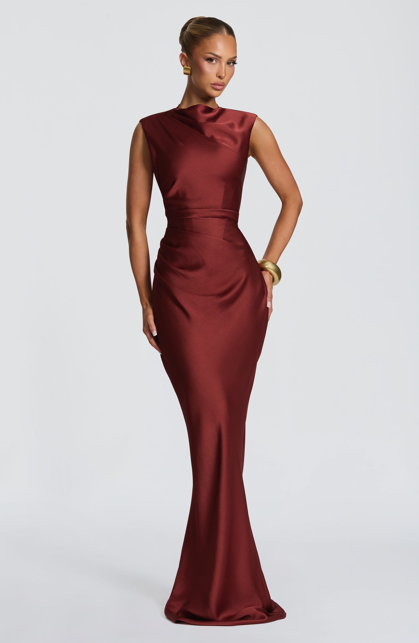 Avielle Maxi Dress - Deep Rust Dress XS Babyboo Fashion Premium Exclusive Design