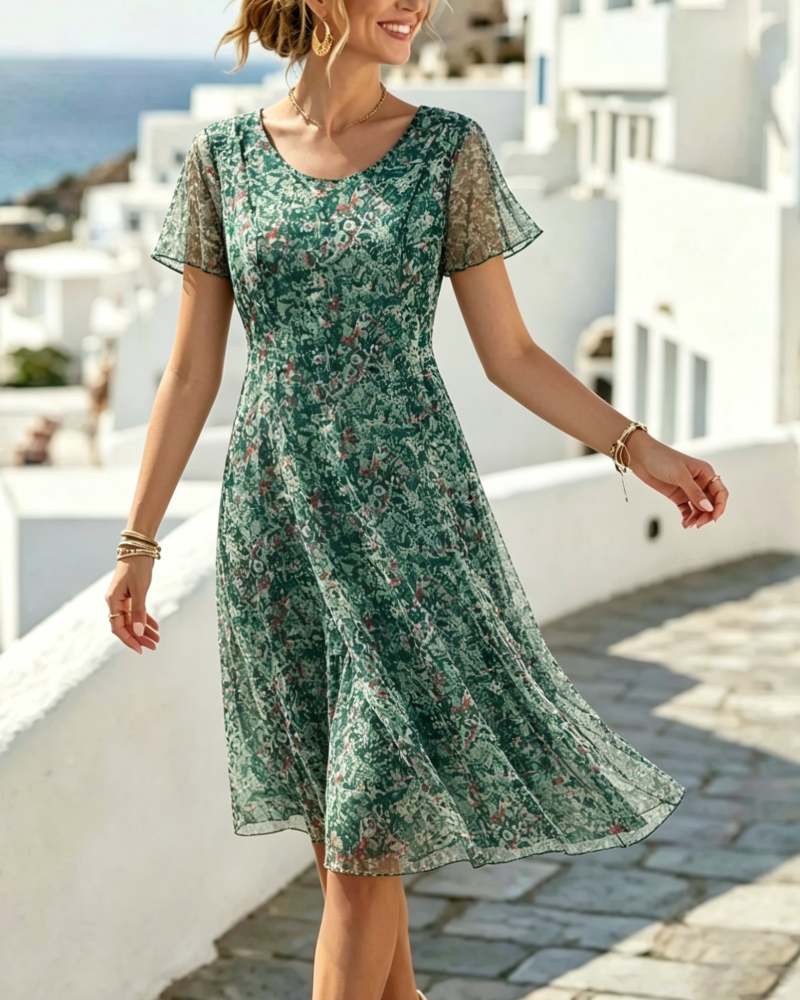 Cala/ vestido midi de Primavera