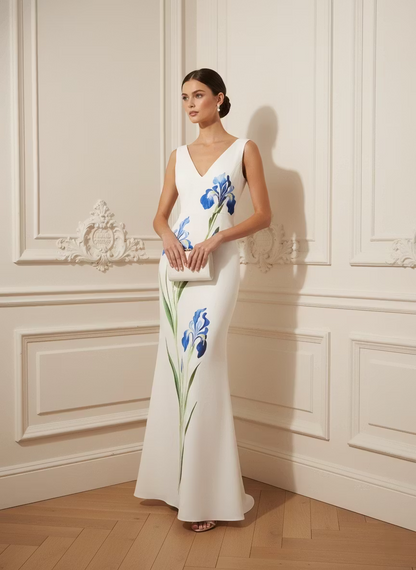 Vestido Elegancia Blanca Iris