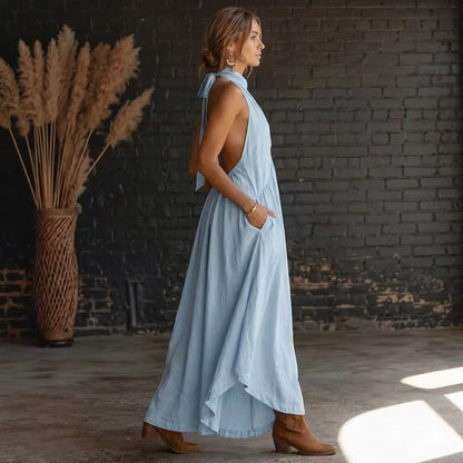 Vestido  Oversize Horizonte Azul